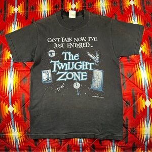 Vintage 1995 The Twilight Zone Promo Shirt Med Tultex 90's Made In USA CBS